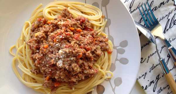 Рецепт спагетти под соусом болоньезе