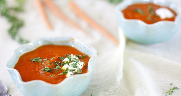 Суп из моркови и помидоров