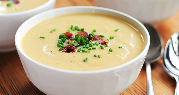 Суп с плавленым сыром и индейкой