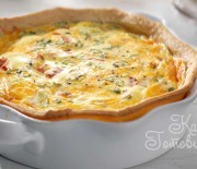 Киш с курицей и грибами