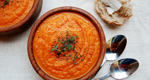 Морковный суп-пюре с луком и имбирем 