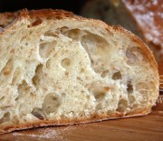 Пшенично-обдирной хлеб на долгой опаре: pain de Campagne bread