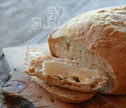 Пшенично-обдирный хлеб на смешанной опаре